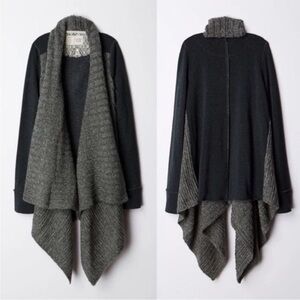 Anthropologie Saturday Sunday Casado Open Cardigan Sweater-Green-Size XS-Cozy